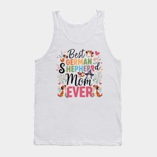 Best German Shepherd Mom Ever Funny Pet Dog Tank Top